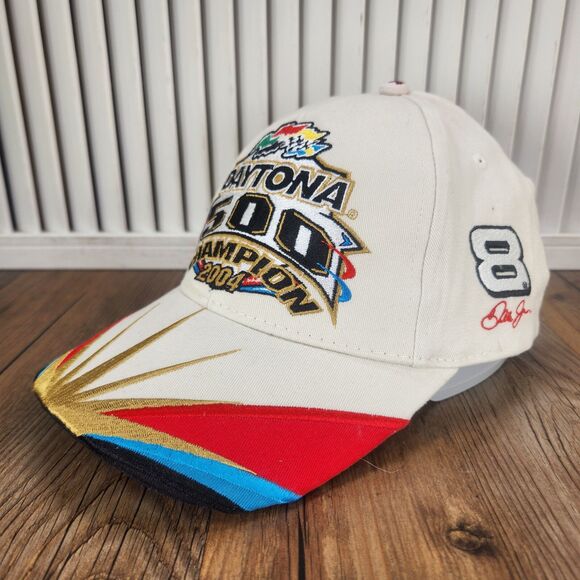 VTG Dale Earnhardt Jr. Daytona 500 2004 Champion #8 Hat Cap Chase Authentics - Picture 1 of 11